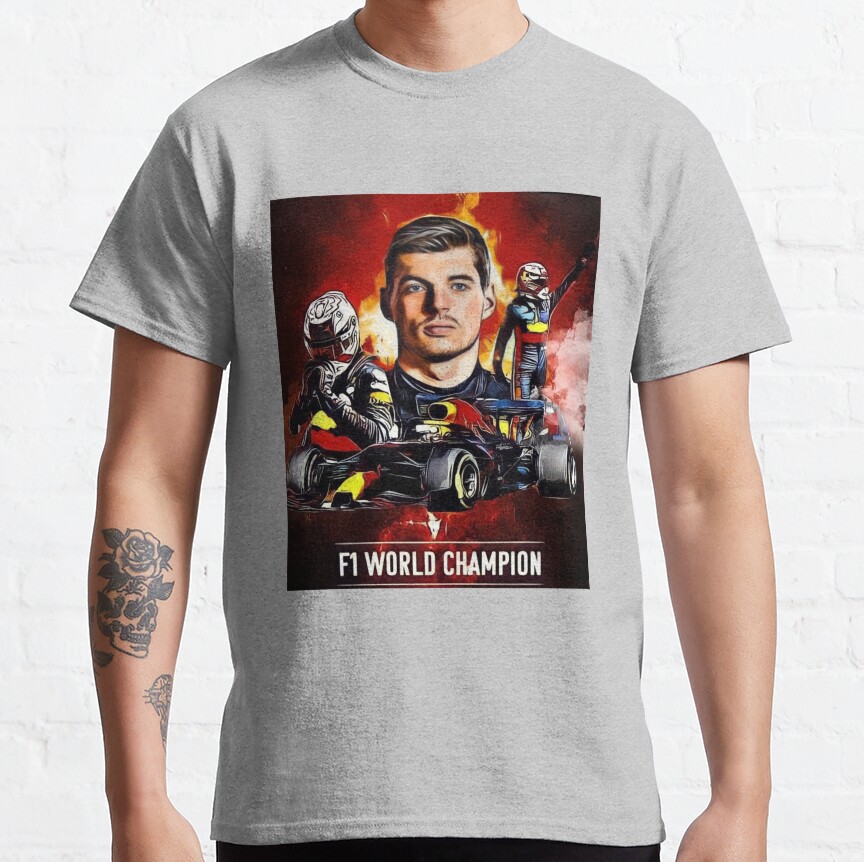 ssrcoclassic teemensheather greyfront altsquare product1000x1000.u1 20 - Max Verstappen Merch